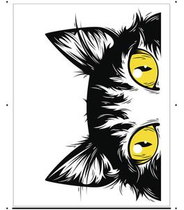 Sticker fereastră pisică 35x45 cm