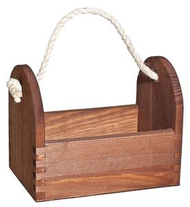 Suport pentru couvert, din lemn, 19 x 13 x 15 cm,lăcuit