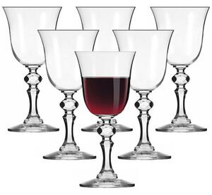 Set 6 pahare de vin roșu Krosno Krista,220 ml