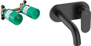 Set baterie lavoar Hansgrohe Vernis Blend 71576670, element ascuns al bateriei Hansgrohe 13622180