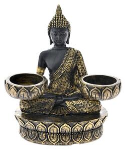 Statueta Buddha, Auriu, 17cm