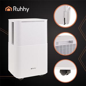 Dezumidificator de aer Ruhhy - Cu higrostat, temporizator, WiFi, capacitate 12L/24h