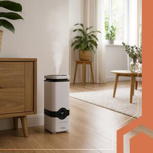 Umidificator cu ultrasunete 4 l cu ionizare și aromaterapie