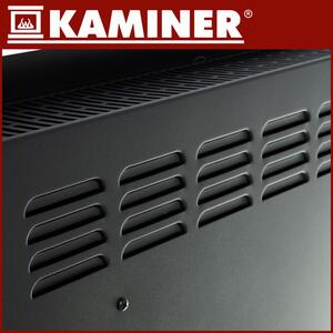 Panou radiant din sticlă cu infraroșu Kaminer Zelva 2500W - Cu control Wi-Fi și telecomandă