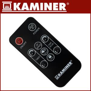 Panou radiant din sticlă cu infraroșu Kaminer Zelva 2500W - Cu control Wi-Fi și telecomandă