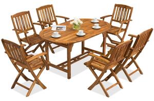 Mobilier terasă din lemn Hanoi/Delhi 6 Garden Point
