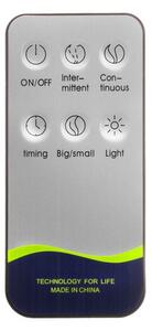 Umidificator de aer și difuzor aromaterapie Ruhhy 400ml - Cu telecomandă și 7 culori LED