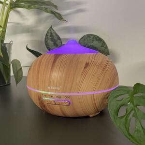 Umidificator de aer și difuzor aromaterapie Ruhhy 400ml - Cu telecomandă și 7 culori LED