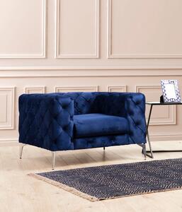 Atelier Del Sofa, Fotoliu Feray albastru marin 108/90/70 cm