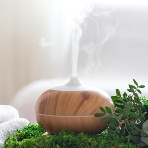 Umidificator de aer și difuzor aromaterapie Ruhhy 400ml - Cu telecomandă și 7 culori LED