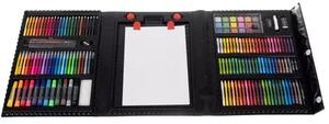 Set de pictură și desen pentru copii Maaleo - 208 piese în servietă cu șevalet inclus