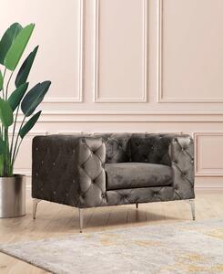 Atelier Del Sofa, Fotoliu Feray antracit 108/90/70 cm