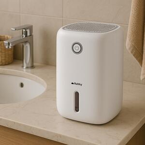 Dezumidificator electric de aer Ruhhy - Model compact, rezervor 800 ml, consum redus 22.5W, alb