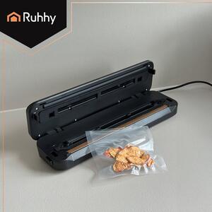 Aparat de vidat și sigilat alimente Ruhhy - Putere 80 kPa, cu cutter integrat și 10 pungi