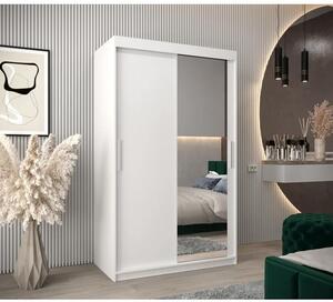 Dressing Ana, 120x60x200cm, cu oglinda, Alb, Pal 18 mm