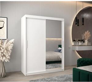 Dressing Ana, 160x60x200cm, cu oglinda, Alb, Pal 18 mm