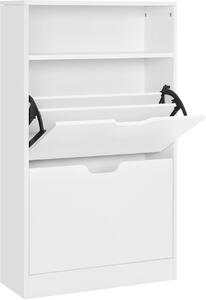 Pantofar Alb Vasagle 102x60x24 cm