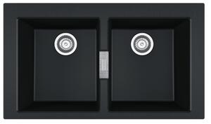 Franke Sirius 2.0 chiuvetă tectonite 86x50 cm gri/grafit/onix 143.0637.161