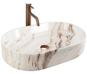 Rea Nadia lavoar 61x38.5 cm ovale de blat mat REA-U9239