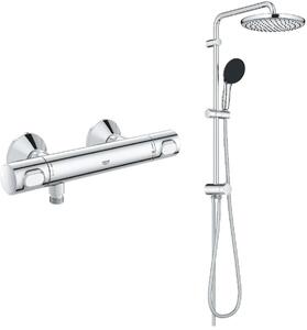 Set set de duș Grohe Vitalio Start System 26680001, baterie de duș Grohe Precision 34840000