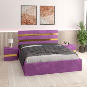 Pat Clio Mov cu Noptiere fara Saltea 140x200