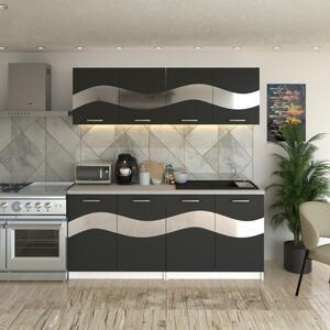 Bucatarie Armonia Gri ( Silver ) 180 cm
