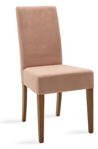 Scaun Bucatarie/Dining Digit Textil Roz Inchis Picioare Nuc