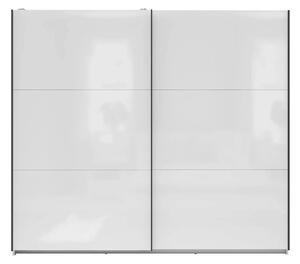 Dressing TETRIX, alb lucios, PAL, cu 2 usi, 220x60x196 cm