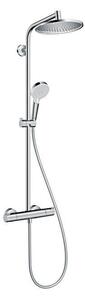 Coloana dus cu baterie si termostat, Hansgrohe, Crometta S240, crom