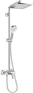 Coloana dus cu baterie fara termostat Hansgrohe, Crometta E 240 1jet, crom