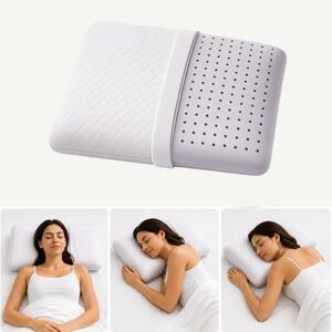 Perna ortopedica AERO-SAN Lavanda Gel, memory foam infuzat cu lavanda