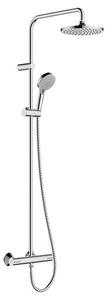 Coloana dus cu baterie si termostat Hansgrohe, Vernis Blend 200, crom