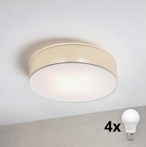 Brilagi - Plafonieră LED SIRIJA 4xE27/60W/230V, diam. 60 cm, crem