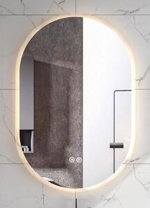 Oglinda Fluminia, Dali, ovala, cu iluminare LED, 60 x 90 cm