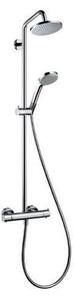Coloana dus cu baterie si termostat Hansgrohe, Croma 160, 1jet, crom