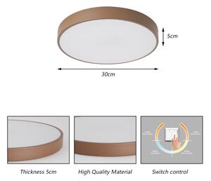 Brilagi - Plafonieră LED POOL LED/36W/230V 3000/4000/6000K 30 cm maro