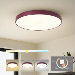Brilagi - Plafonieră LED POOL, 60 W, 230 V, 3000/4000/6000 K, 60 cm, burgundiu