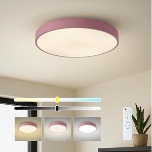 Brilagi - Plafonieră LED dimabilă POOL LED/60W/230V 3000-6000K 50 cm roz+telecomandă