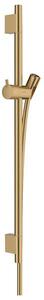Bara de dus, Hansgrohe, Unica S Puro, cu furtun, 65 cm, bronz periat