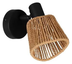 Eglo 44128 - Aplica spot de perete KEELBY 1xE14/10W/230V negru/bej
