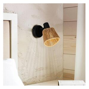 Eglo 44128 - Aplica spot de perete KEELBY 1xE14/10W/230V negru/bej