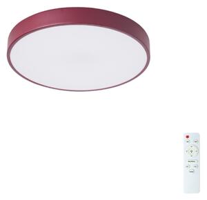 Brilagi LED Plafonieră dimerizabilă POOL LED/36W/230V 3000-6000K 30 cm bordo + telecomandă