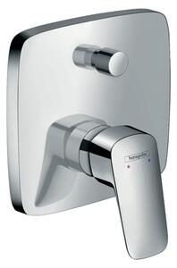 Baterie cada - dus, Hansgrohe, Logis, incastrata, crom