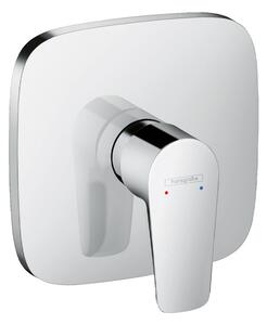 Baterie dus Hansgrohe, Talis E, cu montaj incastrat, crom