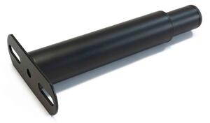 Picior metalic pentru kit somiera, Ø38x185-265 mm, 80 mm posibilitate reglaj, finisaj negru