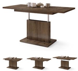 Mazzoni ASTON MINI Nuc Elegant - MĂSUȚĂ DE CAFEA MODERNĂ EXTENSIBILĂ REGLABILĂ PE ÎNĂLȚIME MASĂ TRANSFORMABILĂ