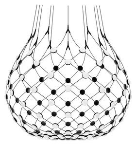 Mesh Lustră Pendul Ø100xH90 2m w/Wireless Kit Black - Luceplan