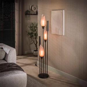 Zijlstra Lampadar Cocoon, sticlă, maro mat, cu 5 becuri, E27, GU10, Bej, Camera de zi / sufragerie, Sticlă, Scandinavă