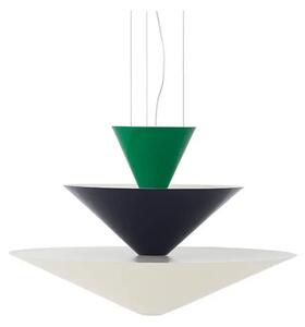 Gio LN14 Lustră Pendul Ø60 Signal Green/Deep Blue/Ecru White - &Tradition