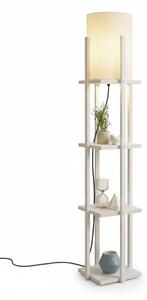 Lampadar cu rafturi NORA 1xE27/40W/230V alb